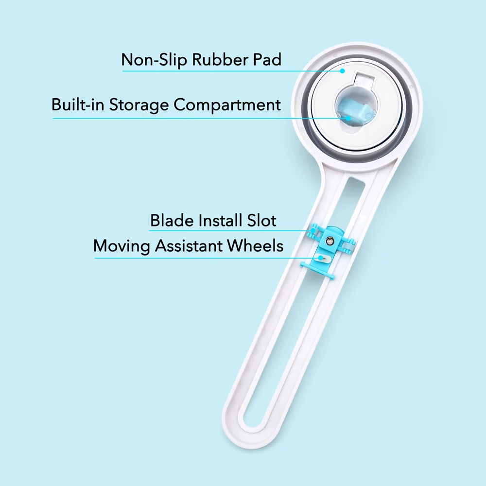 

1pc Circular Paper Cutter Scrapbook Cards Circle Shape Cutter DIY Round Cutting Knife 360 Rotary Circle Cutter