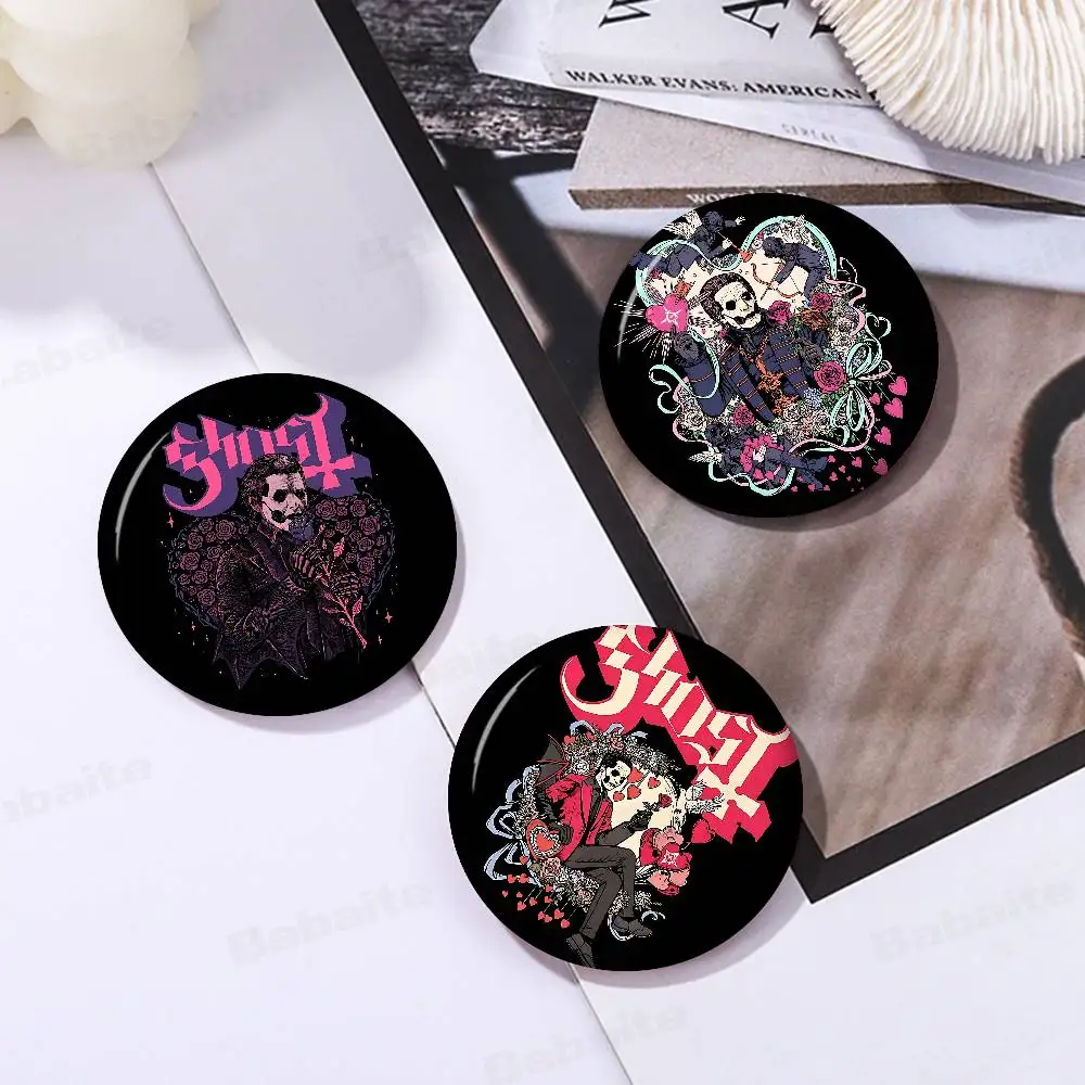 Rock G-Ghosts Band Classic Music 58mm Animals Funny Brooches Badge Backpack Clothes Gift Accessory