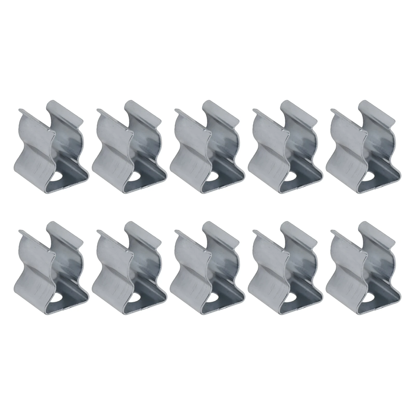 10Pcs Tool Spring Terry Clips Snap Shed Open / Closed Heavy Duty Wall Mount Clips Manganese Steel Spring Clips 6-52mm