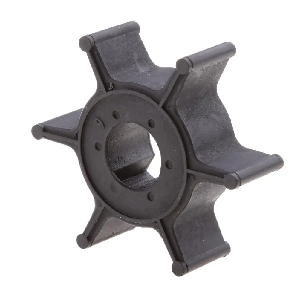 

Replacement Outboard Water Pump Impeller Black Rubber Propeller for Yamaha 4hp 5hp Boat Engine 6E0-44352-00-00