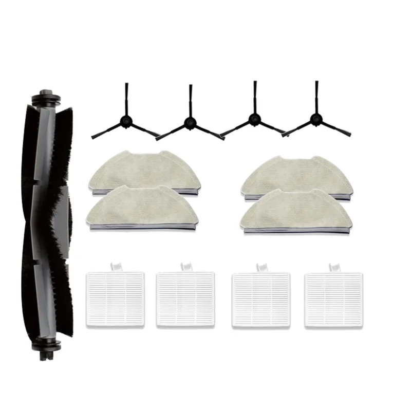 لملحقات المكنسة الكهربائية AIRROBO T20 + فرشاة جانبية رئيسية مرشح ممسحة أجزاء منظف متينة للغاية ملحقات-T33C