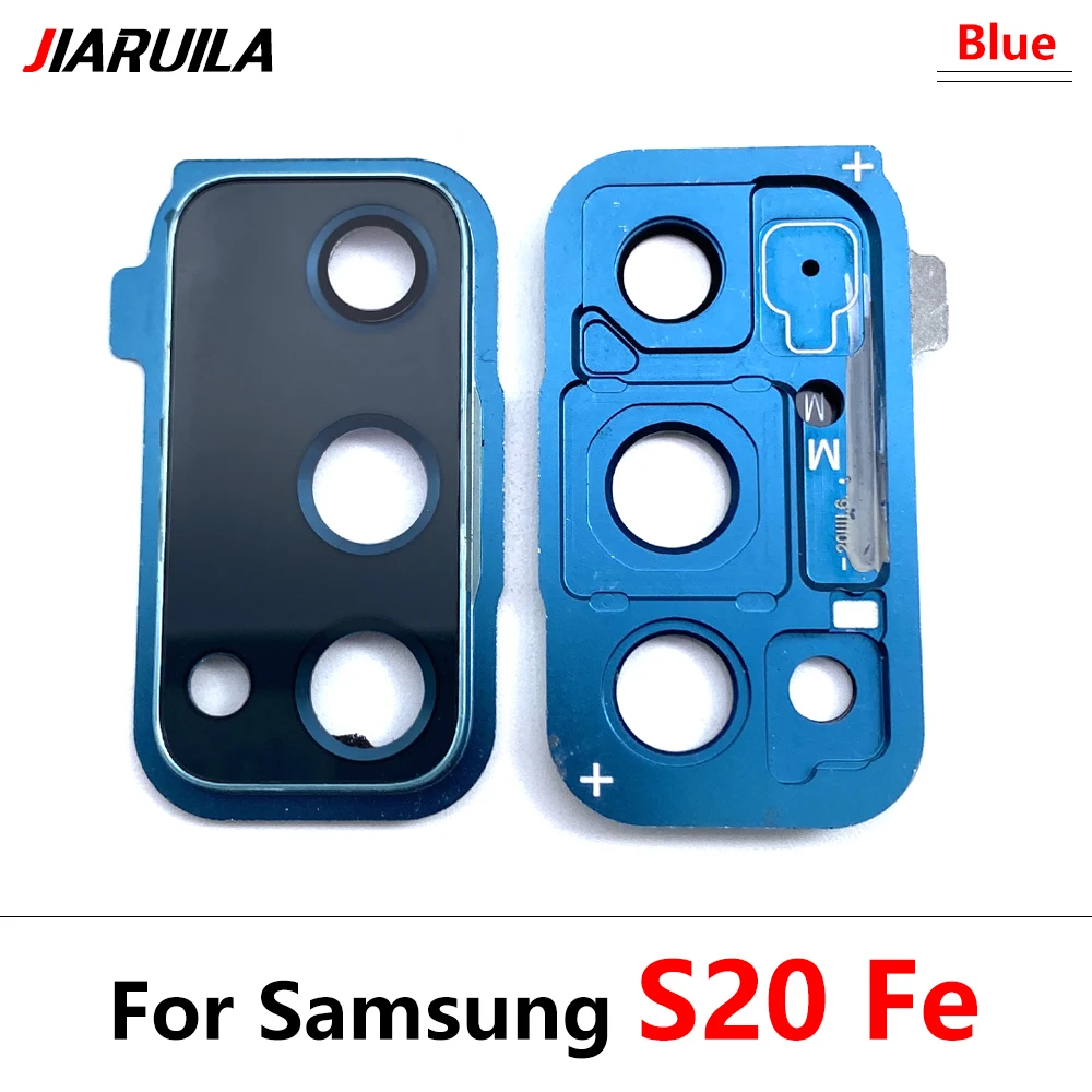 Neue Für Samsung S20 Ultra S20 Fe S20 Plus S20 Reparatur Ersetzen Zurück Kamera Glas Objektiv Abdeckung mit Rahmen Halter ersatz Teil – Detail 11