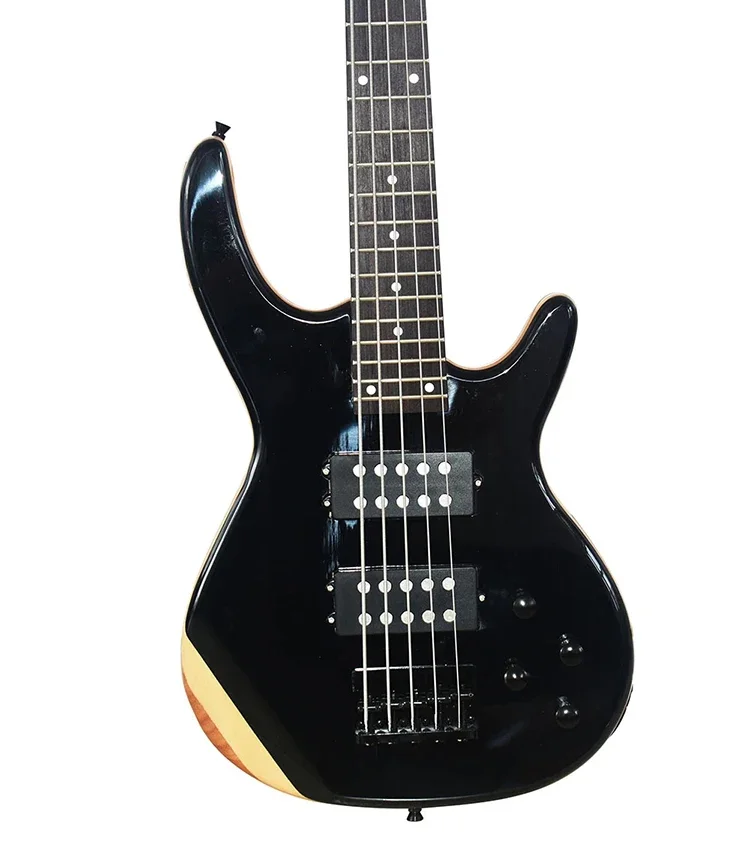 China factory price wholesale high quality Ash Guitar 5 string Bass guitar for sale