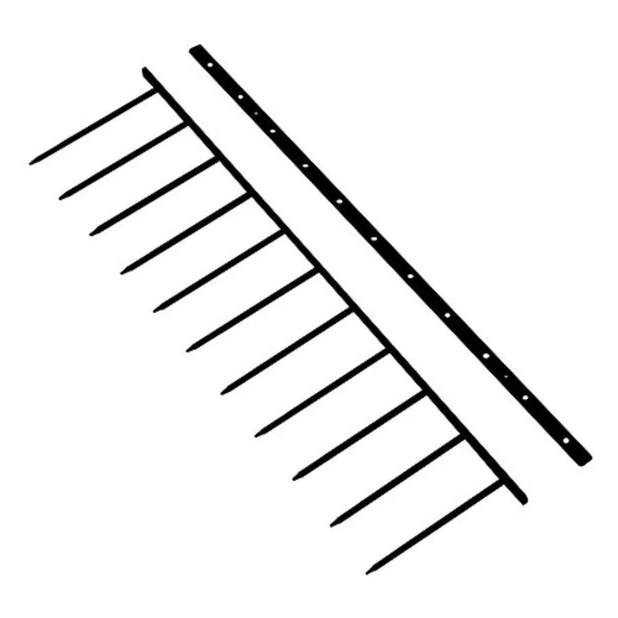 

Velobind binding spines for office use, durable plastic, black, 11-inch x 3-inch size with 11 pins, pre-sized for letter paper,