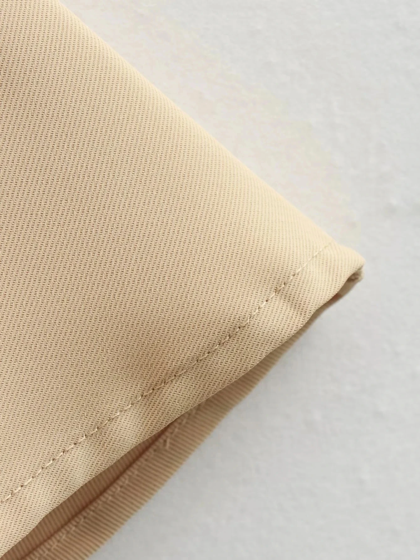 HH Damen Elegantes Khaki-Rock-Set, 2-teilig, ärmellose, einreihige, schmale Weste, einfarbiger A-Linien-Rock, Sommer-Strand-Partykleidung – Detail 18