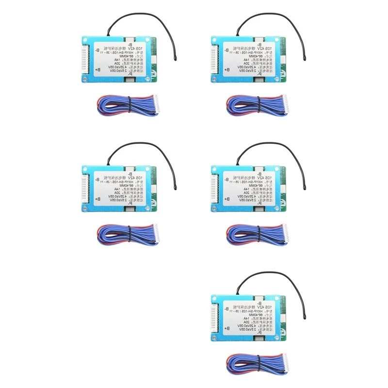 t24c-5x-10s-42v-15a-for-bms-polymer-cell-18650-lithium-battery-protection-board-with-balance-built-in-temperature-control