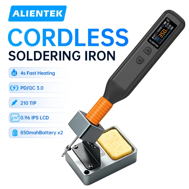 fer-a-souder-sans-fil-alientek-tb1-fer-a-souder-portable-rechargeable-80-450-℃-kit-de-soudure-professionnel-reglable-pointe-210