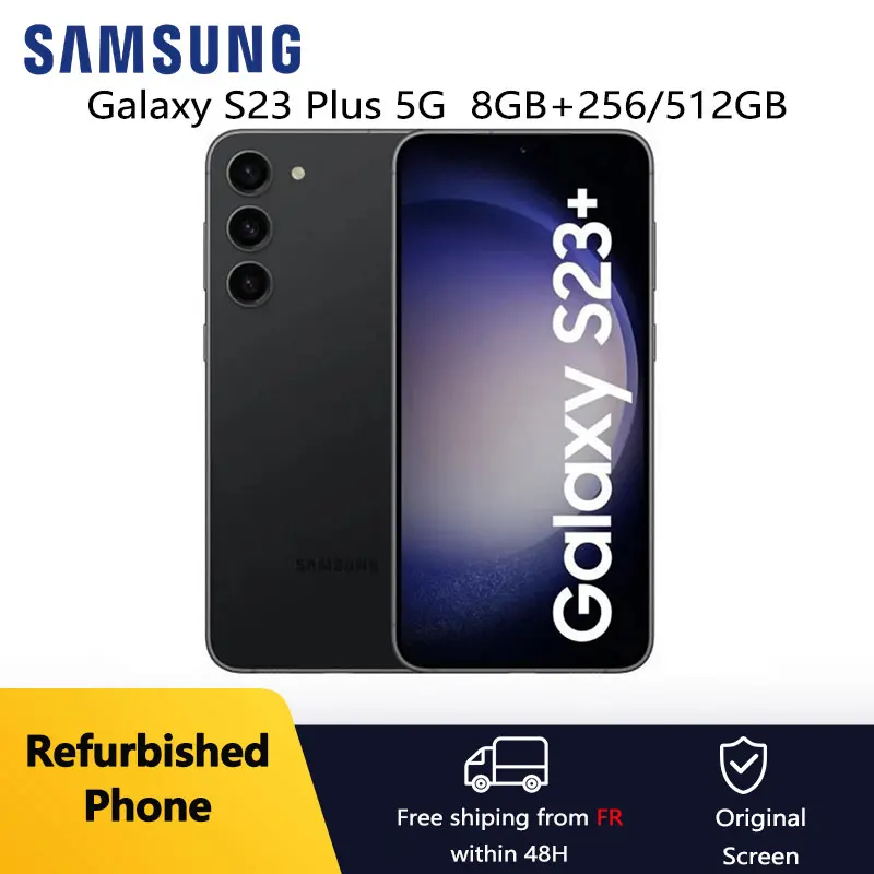 Samsung Galaxy S23 Plus S23 + 5G reconditionn Original 6.6 