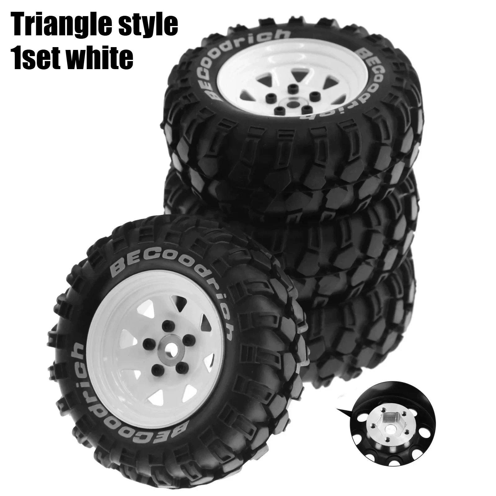 MJX H12Y H12Y + H12P 1/12 RC Simulatie Klimmen Auto Onderdelen Band Huid + Metalen Wielset