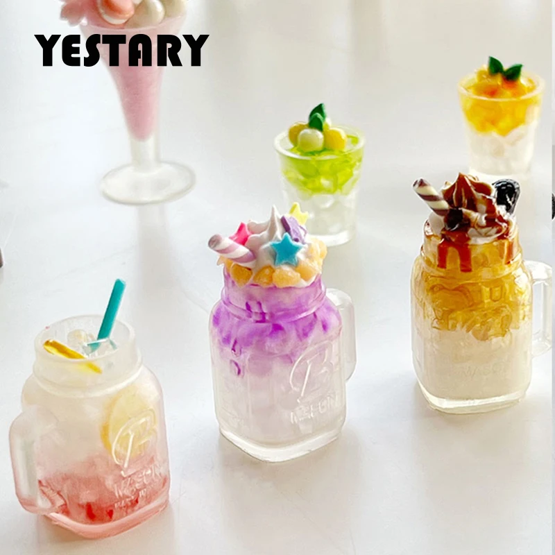 

YESTARY 1/6 Bjd Doll Food Furniture Obitsu 11 Doll Accessories Dollhouse Furniture Dessert Cake Ice cream Toys Fashion Mini Food