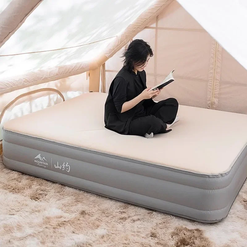 Travel Queen Inflatable Seat Full Design Space Saving Sun Comfortable Soft Trendy Bed Patio Cama Solteiro Unique Furniture