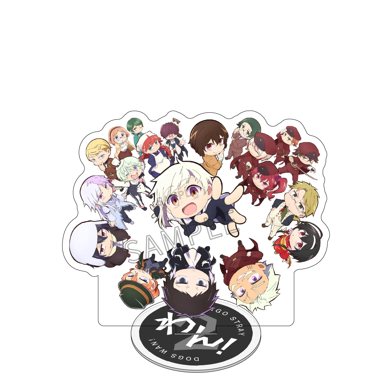 Bungou Stray Dogs Anime Keychains 10cm Osamu Dazai & Atsushi Nakajima Acrylic Stand Desktop Decoration Collection Model Gifts