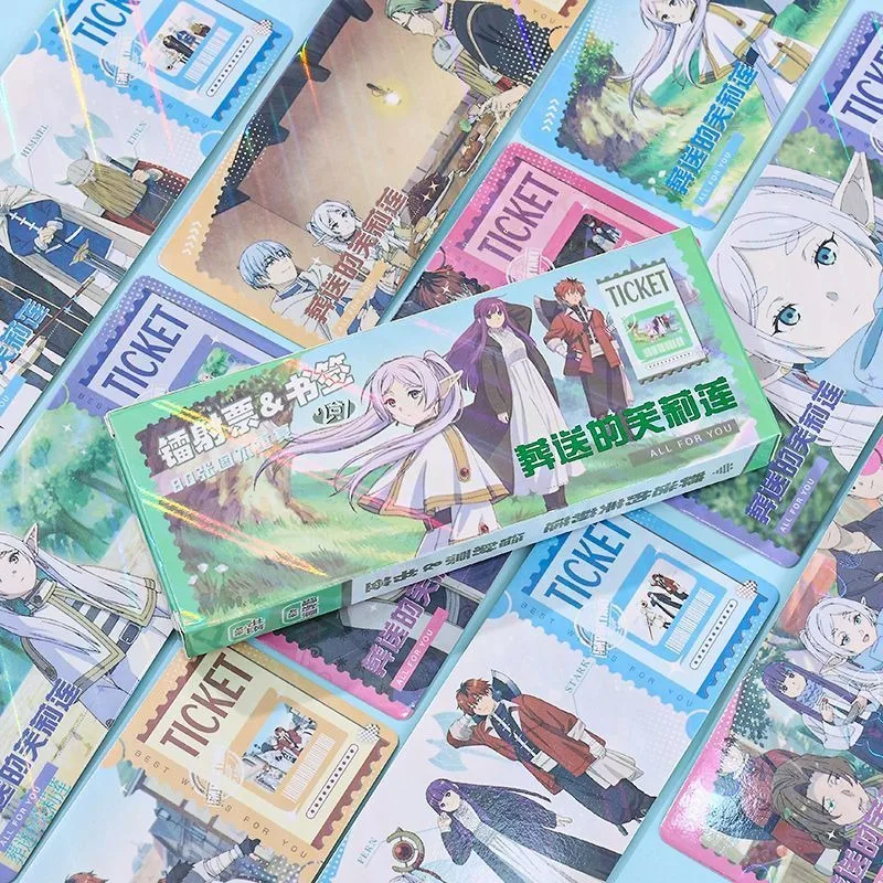 

40Pcs/Pack 8# Laser Ticket Rectangular Bookmark 40pcs LOMO Postcard Collection Card Birthday Gift