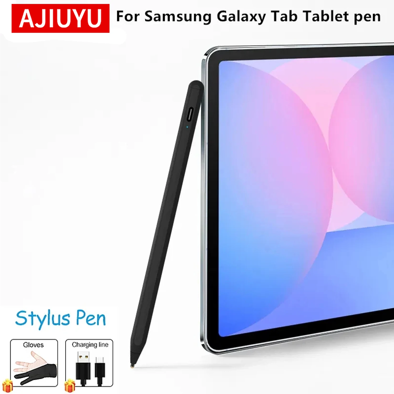 

Стилус для Samsung Galaxy Tab S10 FE Plus Pen Tab S7 S8 S9 FE Plus S10 Ultra A9 A9+ A8 A7 S6 Сенсорный экран планшета Карандаш
