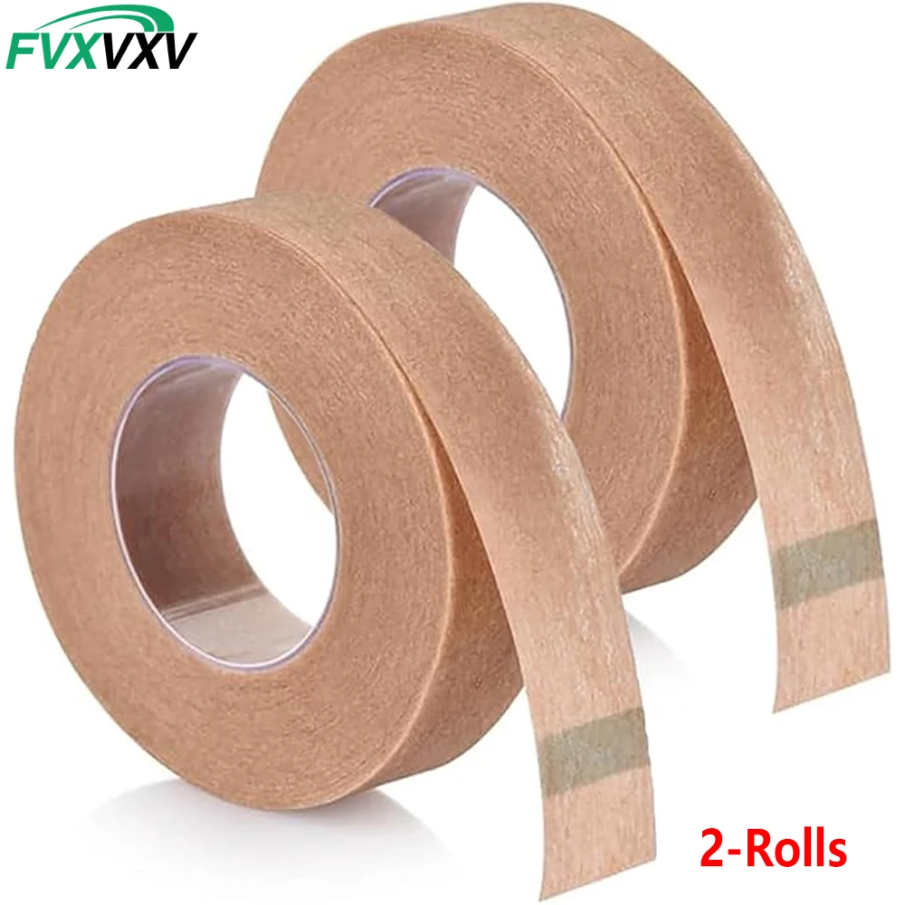2PCS Non-Woven Nose Tape for Rhinoplasty Shaping Hypoallergenic Paper Tape Breathable Micropore Tape Adhesive Tape for Sports