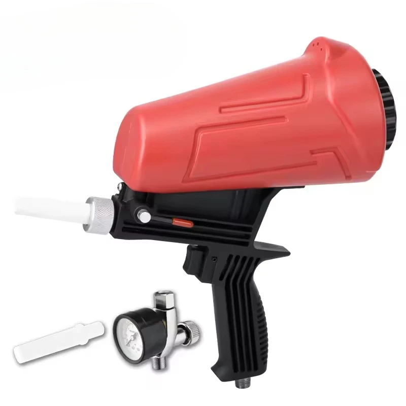 V641 Portable Air Tools Gravity Feed Blasting Gun Air Blast Sand Media Gun Pneumatic Sandblaster