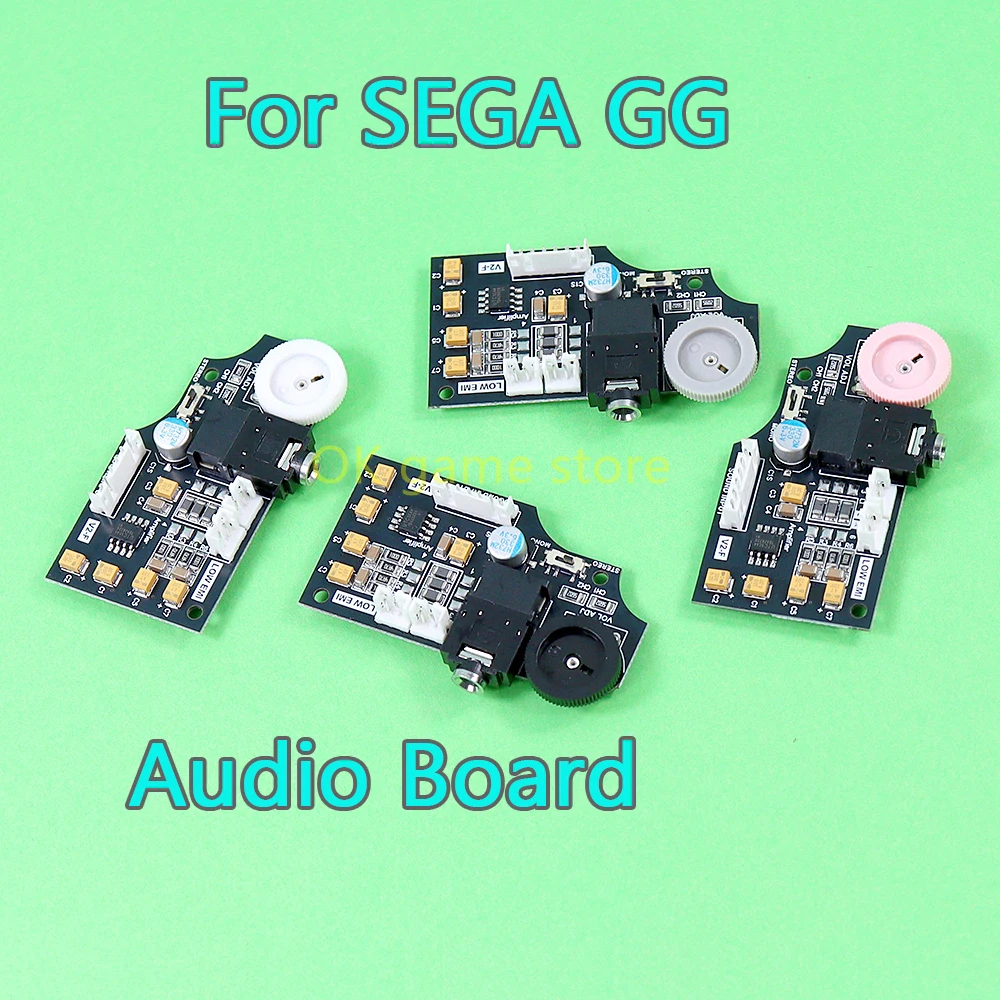 10 قطعة لـ SEGA GG جودة عالية ثنائي القناة حجم الصوت مجلس ل SEGA GameGear باستخدام ELNA مكثف الصوت إخراج حجم مزدوج