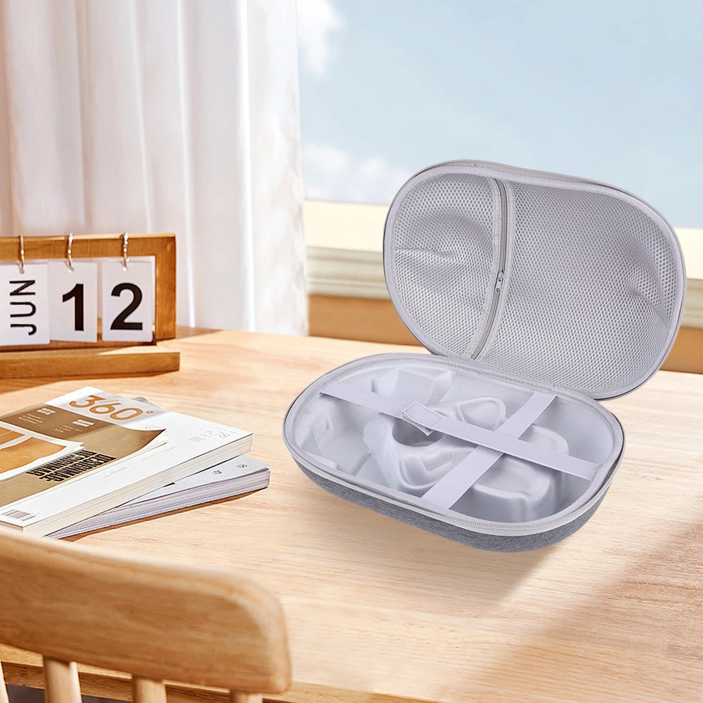กระเป๋าถือแบบแข็งกระเป๋าเดินทางกันกระแทกกระเป๋าเดินทางป้องกันการล้มกระเป๋าเดินทางแบบแข็งสำหรับชุดหูฟังเมตาเควส 3S VR และอุปกรณ์เสริม