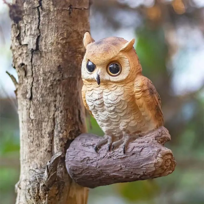 

Outdoor waterproof luminous owl light courtyard lighting park animal modeling garden decoration landscape
