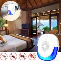 Sonic Pest Repeller Electronic 80-120㎡ Indoor Animal Rat Reject Control Surround Deterrent Mice Warehouse UK/US/EU Plug