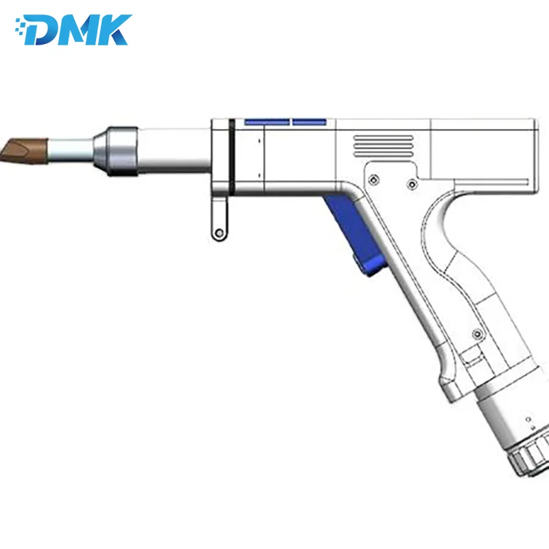 KRD Laser Welding Head SCXF-5S Handheld Laser Welding Gun 2000W 3000W Single Vibrating Wire Feed Welding Head Repair Soldering