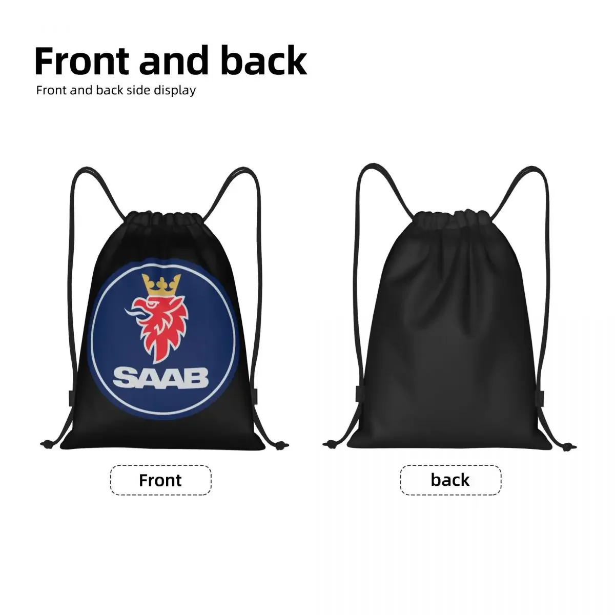 Custom Swedish Saabs Scanias Trucks awstring Bag Women Men Portable Sports Gym Sackpack Training Backpacks