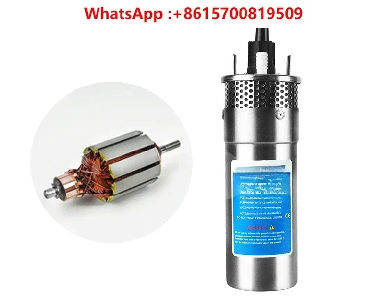 Stainless steel solar submersible pump Outdoor deep well Animal husbandry River  intake Agricultural irrigation Garden spraying