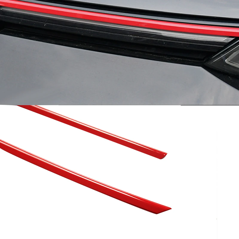 

Превосходно-красный автомобильный передний бампер, декоративная полоса, накладка для Golf 8 MK8 2020 2021