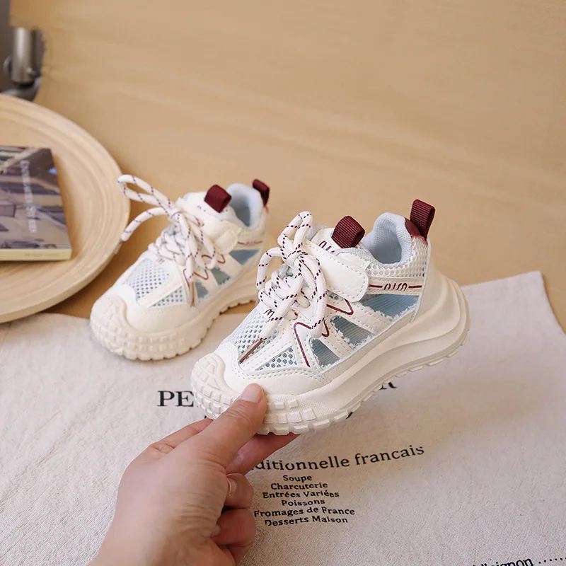 Toddler Breathable Mesh Sports Sandals Kids Closed Toe Sneaker Sandals Adjustable Strap Non Slip Soft Sole Boys Casual Shoes