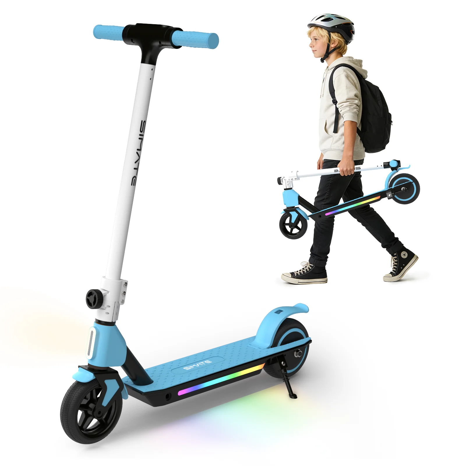 Kids Electric Scooter - Electric Scooter for Kids Age 6-14,
