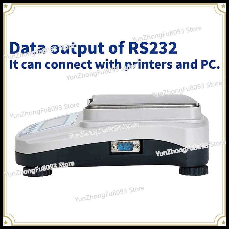 Precision Analytical Digital Weight Scale 5kg 0.01g Grams RS232C Interface For Connecting Printer Computer Balance