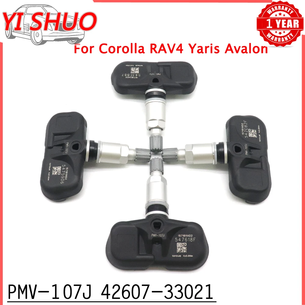 Car For Toyota Corolla RAV4 Yaris Avalone CT200h RX350 RX450h 42607-33021 4260733021 PMV-107J 315MHz TPMS Tire Pressure Sensor