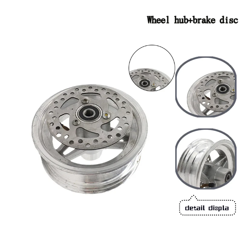 

6 Inch Aluminum Wheel Disc brake Hub 10x6.00-6 Tire Front Wheel Hub for Citycoco Electric Scooter