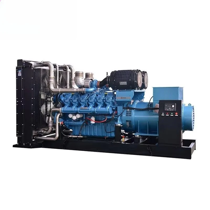 Generador síncrono de CA trifásico 1200KW 1500KVA alternador sin escobillas y motor Baudouin 12M33D1320E201