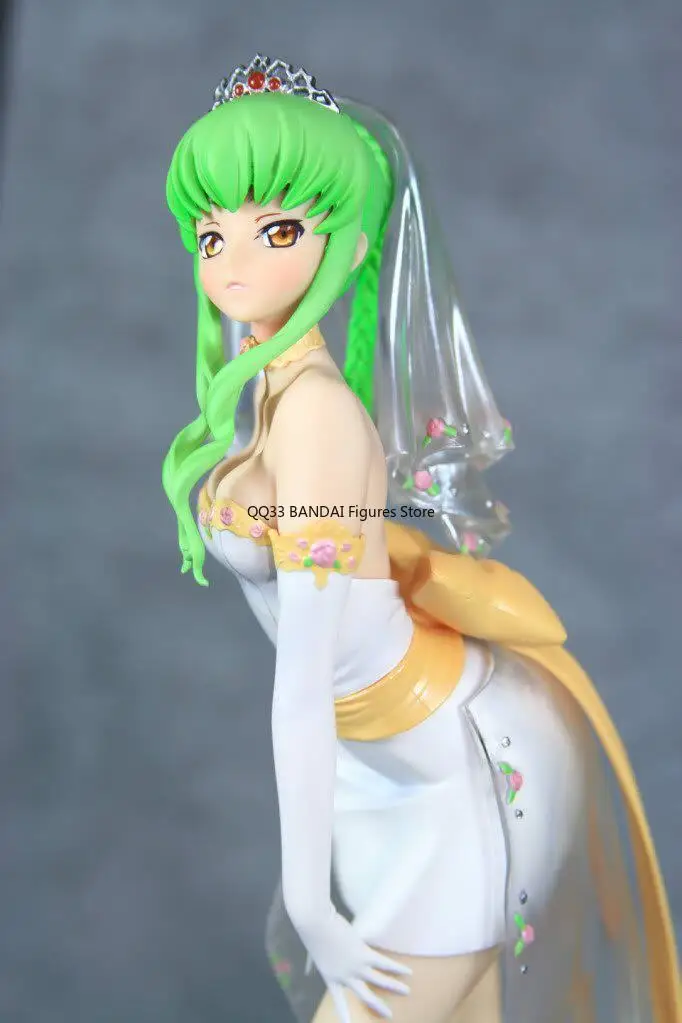 Bandai Ichiban Kuji CODE GEASS Lelouch of The Rebellion C.C. Romantic Variation Wedding Dress Action Figure Model Gift