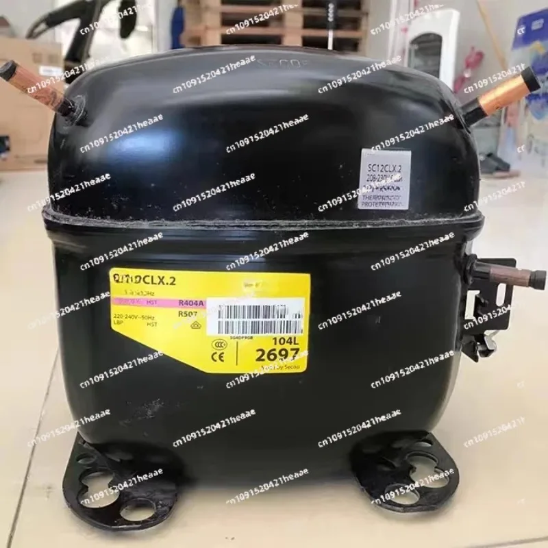 Suitable for Refrigeration sealed reciprocating compressor SC18CLX.2 R404A R507 1PH 220-240V 50Hz minus 45 to minus 10 degrees