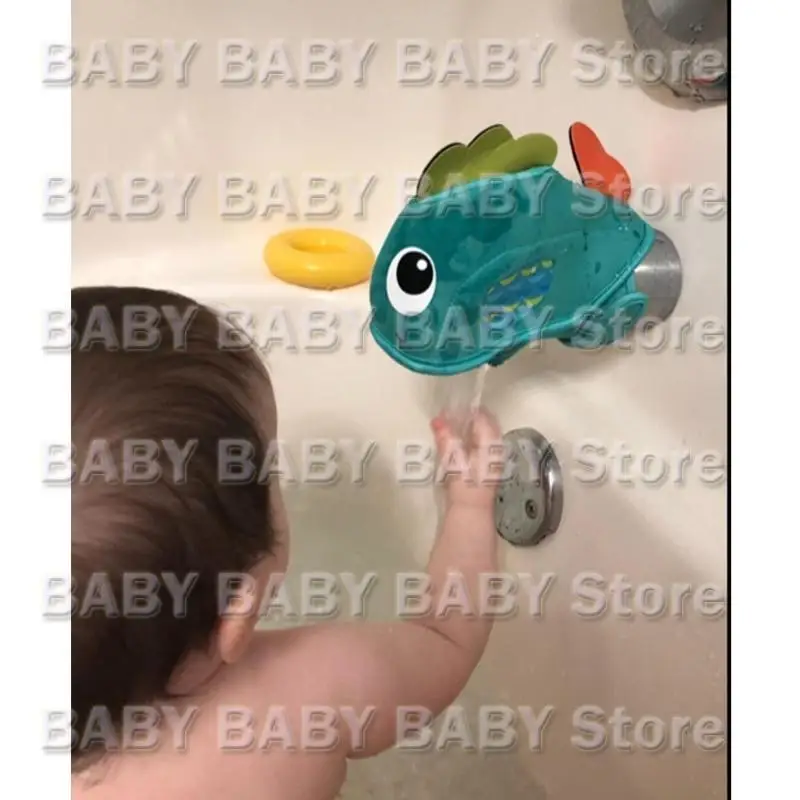 

Q81A Fish-shape Bathtub Faucet Cover Cartoon Water Faucet Mouth Protecting Cover
