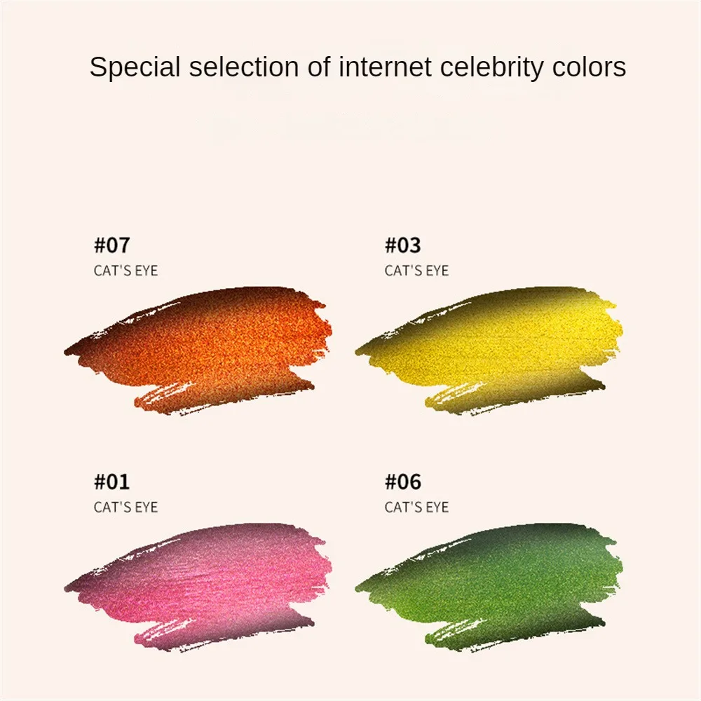 오래 지속되는 고양이 눈 네일 광택제, 밝은 네일 광택제, 방수 좋은 블루밍 크리스탈 네일 오일 젤, 환경 보호 섬세한