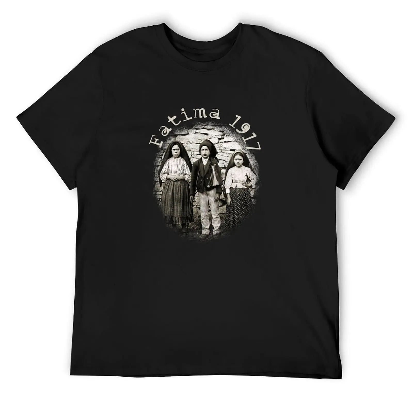 

Fatima Children Lucia dos Santos Francisco and Jacinta Marto Virgin Mary Apparition T-Shirt Clothing t shirts men