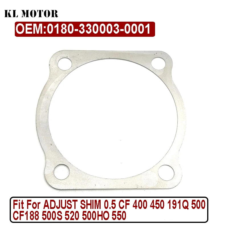 

Регулировочная прокладка 0,50 для CF 400 450 191Q 500 CF188 500S 520 500HO 550 191R 600 CF196 625 Touring 191S 800EX 0180- 330003 -0001