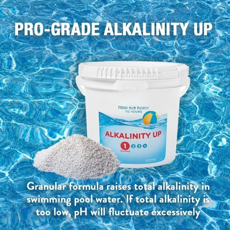 

Alkalinity Up | Увеличитель щелочности в бассейне повышает общее щелочность и балансир воды в рН. Быстрое действия | Уменьшает Корро
