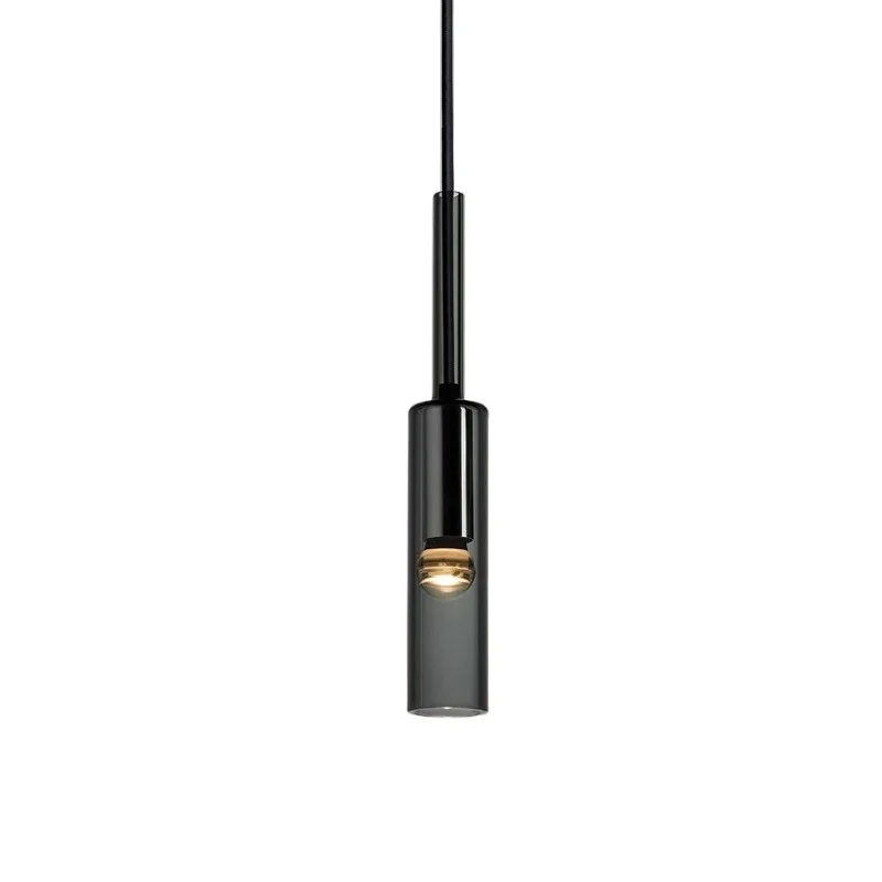 

Bedside chandelier glass minimalist all copper light luxury senior designer creativity