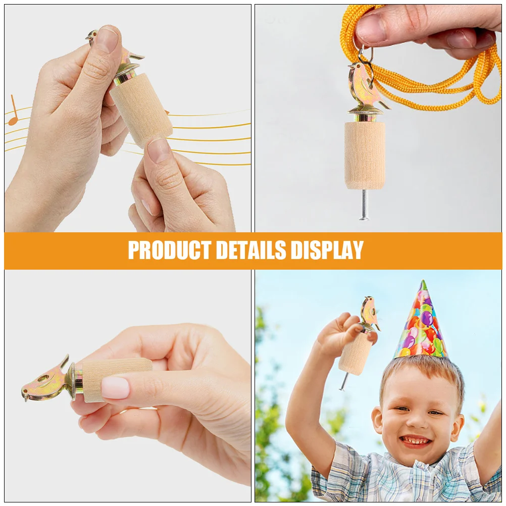 นกหวีดฝึกเสียงนก 2 ชิ้น ทำจากไม้ สำหรับฝึกดูนก ฝึกเสียง สร้างเสียง ของเล่นเด็ก