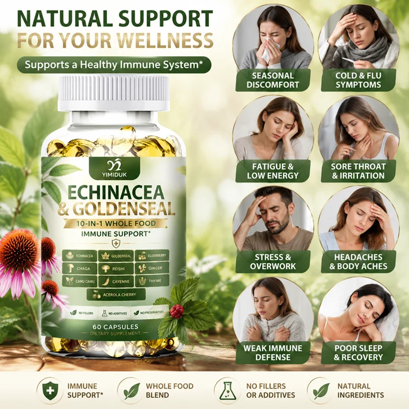 Seasonal Protection Capsules, - đánh giá và giá Echinacea