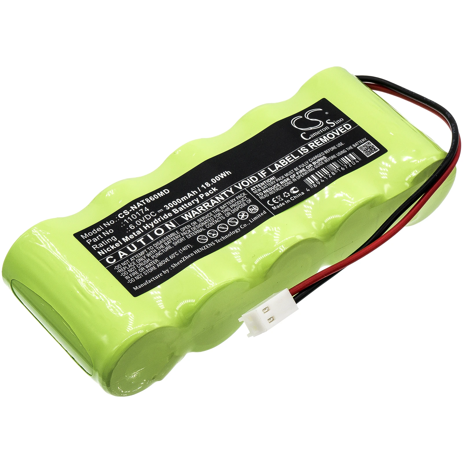 Cameron Sino 3000mAh Battery For NONIN Pulsoximter 8600  Pulsoximter 8604  Pulsoximter 8700  Pulsoximter 8800 110174