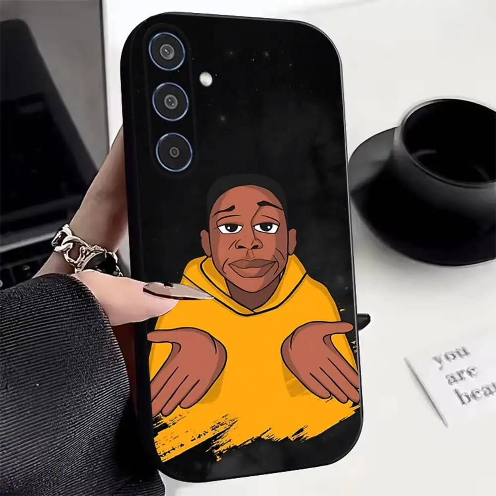 K-Khaby Lame For Samsung Phone Case, Non-slip & Shockproof  A22 A21 A20 Ultra A70 A71 A73 A72