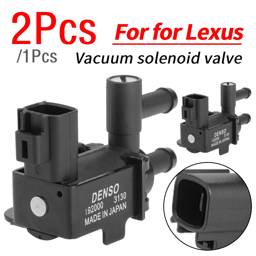 1/2Pcs 192000-3130 Car Vacuum Solenoid Switch Valve Auto Parts Vacuum Solenoid Switch Valve VSV Plastic for Toyota for Lexus