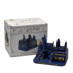 2024 New Harryy Potter Movie Souvenir Hogwartss in My Home Castle Calendar 3D Perpetual Calendar for Decoration Gift Toys