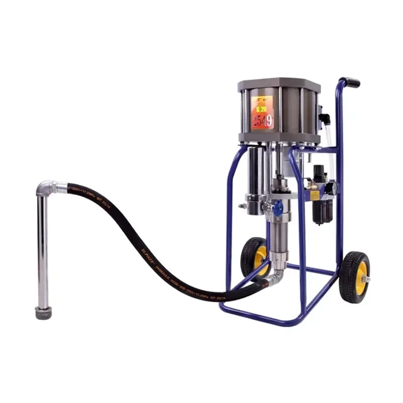 Pneumatic spraying machine Steel structure epoxy zinc-rich fireproof coating paint spraying machine inner wall spraying machine