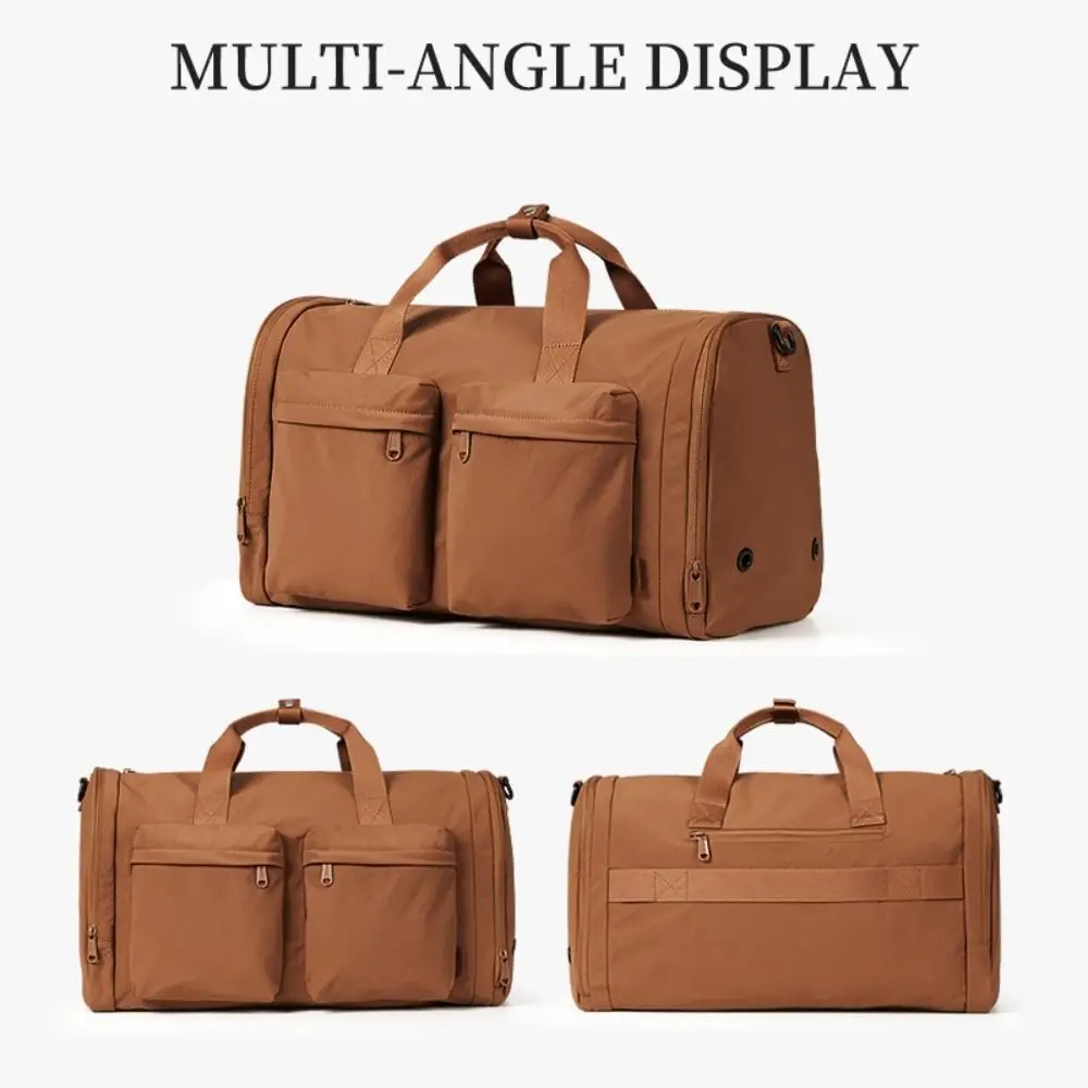 

32L Foldable Travel Bag Large Capacity Multiple Compartments Sport Bag Fitness Bag Dry-wet Separation Waterproof Luggage Bag